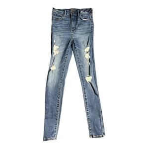 AF Abercrombie and Fitch Simone high rise super skinny size 26 2 short